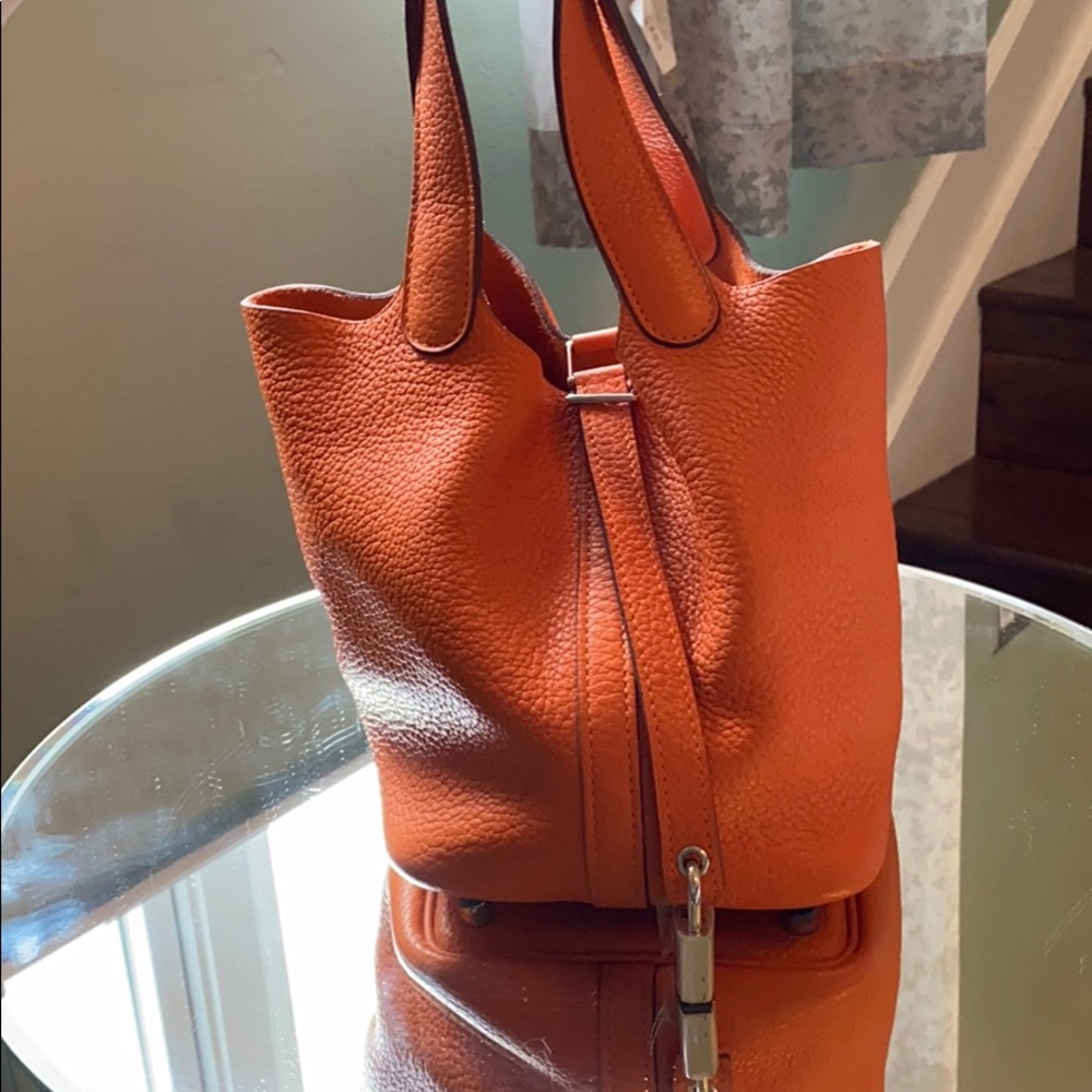 Hermès Picotin Leather Handbag